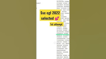 Selected SSC CGL 2022 🔥🫂💫 MORE TO GO 📈 #sscresults2022 #ssc2022
