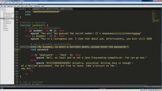 A quick primer on bash scripting functions. 1:36 script stepthrough
2:00 setting variables 2:10 arguments 2:38 control flow with if,
testing 2:50 string inte...