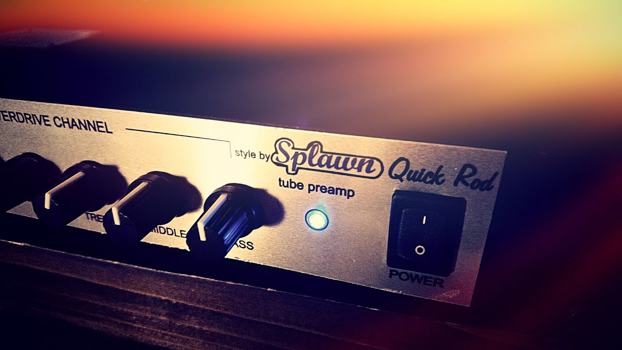 Splawn style guitar preamp (CRY electronics) test by Tony Evans - YouTube