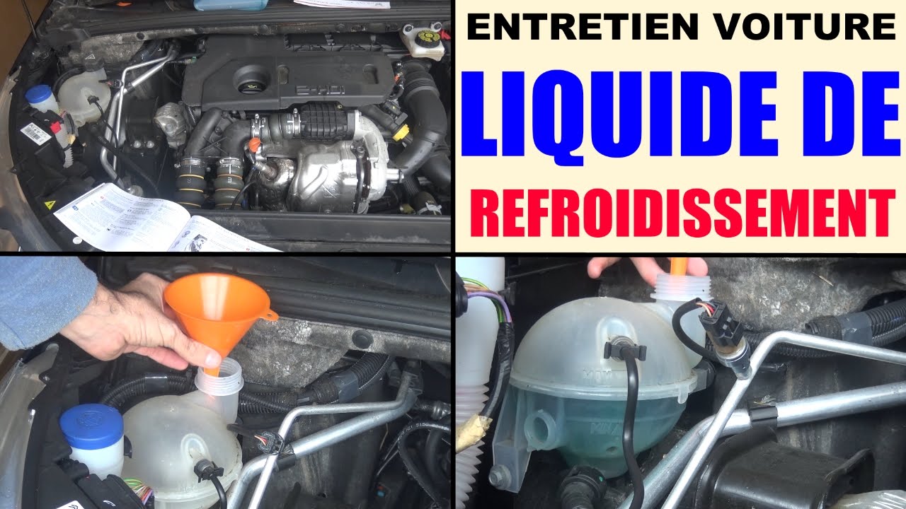 Liquide de refroidissement: changer et remplir le liquide dans votre voiture