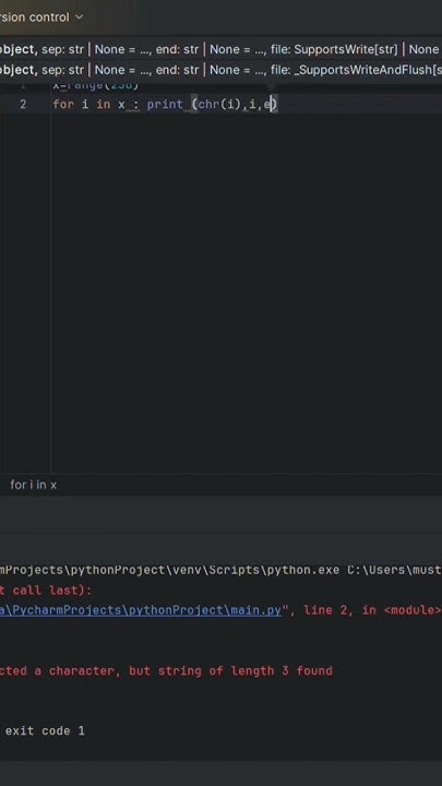 how to print ASCII value in python. - YouTube
