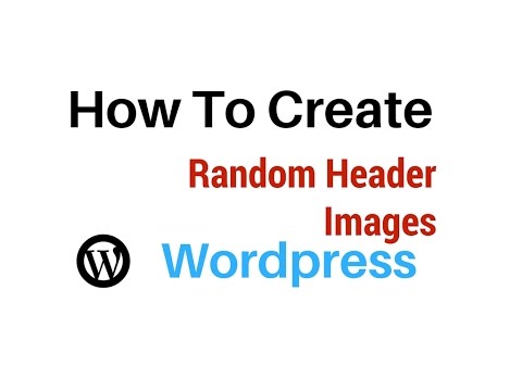 Custom Random Header Images Wordpress Blog (WP) Plugin Real Demo - YouTube