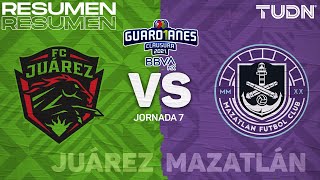 Resumen y goles | FC Juárez vs Mazatlán | Torneo Guard1anes 2021 BBVA MX - J7 | TUDN