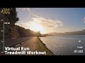 Virtual Run | Virtual Running Videos Treadmill Workout Scenery | Sunset Peninsula Run