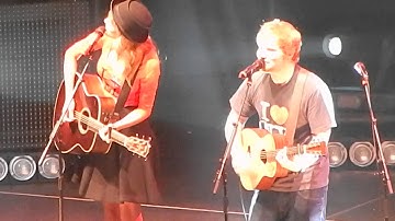 Everything has changed |Ed Sheeran MSG 11-1-13 (SURPRISE GUEST TAYLOR SWIFT)