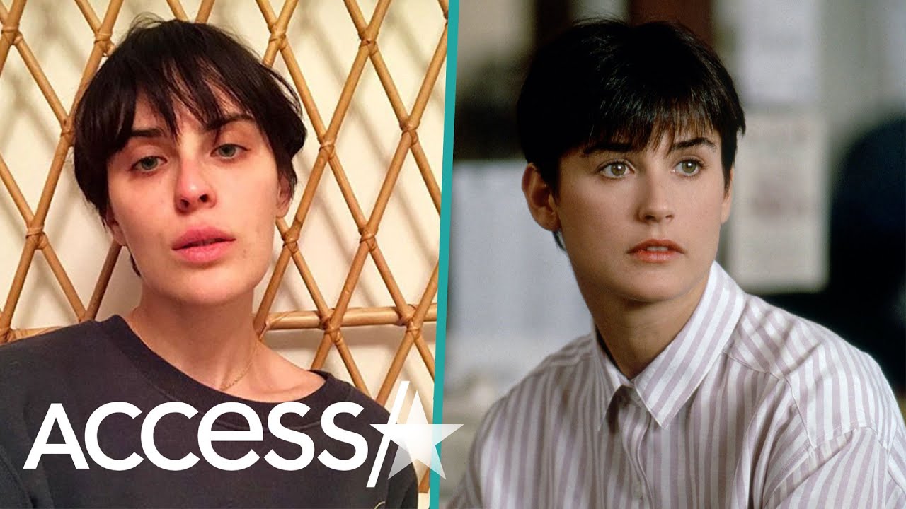 Tallulah Willis Is The Spitting Image Of Mom Demi Moore's 'Ghost' Character  With New Pixie Haircut - YouTube