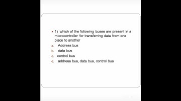 MCQ 8051 microcontroller part 3/workshop instructor/demonstrator in electronics and communication