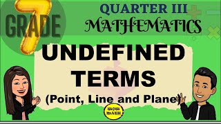UNDEFINED TERMS || GRADE 7 MATHEMATICS Q3
