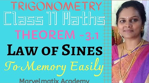 11th maths Theorem 3.1 Law of Sines with FREE PDF #Trigonometrytheorems #howtoprovelawofsines #XIth