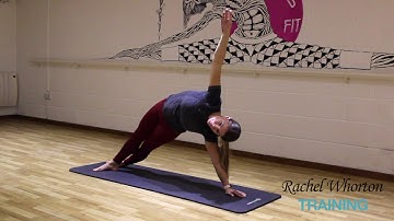 Practicing the STOTT Pilates "Twist" exercise