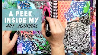 alisaburke: a peek inside my mini art journal