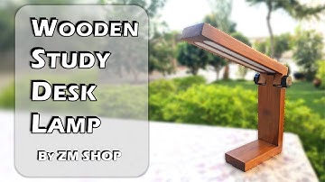 Part 1 Wooden Desk Lamp, Table Lamp, Study Lamp, DIY Wood Lamp #craft #wood#woodworking #woodenlamp