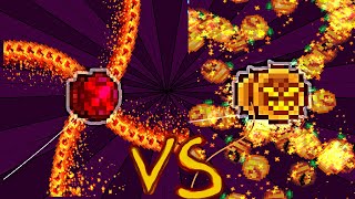 Terraria Super Yoyos : The Boundry Vs Pumpkings Yoyo Calamity Mod Boss Rush