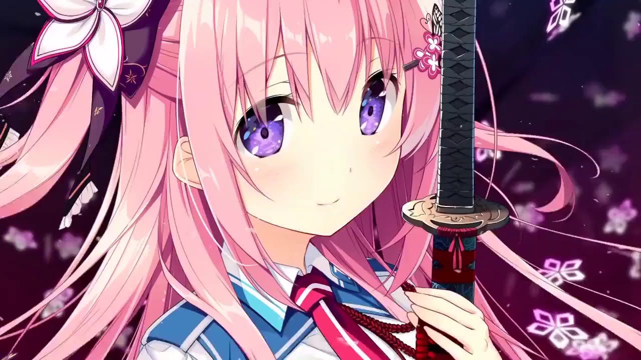 Under A Crying Moon 姥桜咲く 絆きらめく恋いろは OP+Lyrics - Keina 