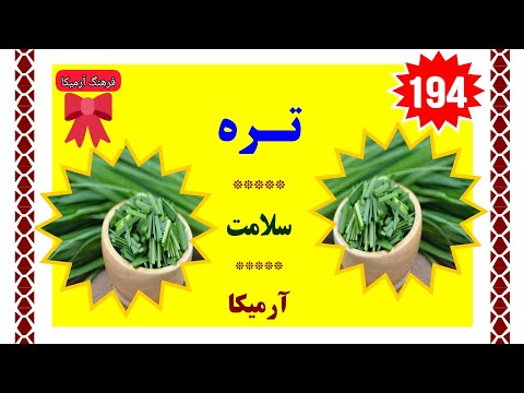 ۱۹۴ خواص درمانی تره سلامت فرهنگ و دانش آرمیکا