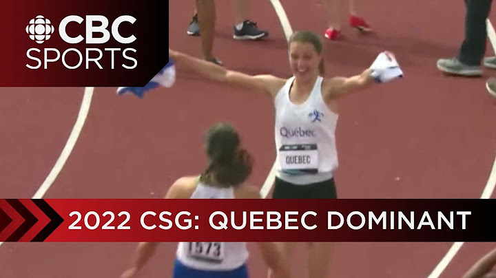 Quebec wins 4X100m women’s relay gold at 2022 Canada Summer Games | CBC Sports