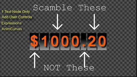 Selective Scramble Using Expressions & AnimCurves