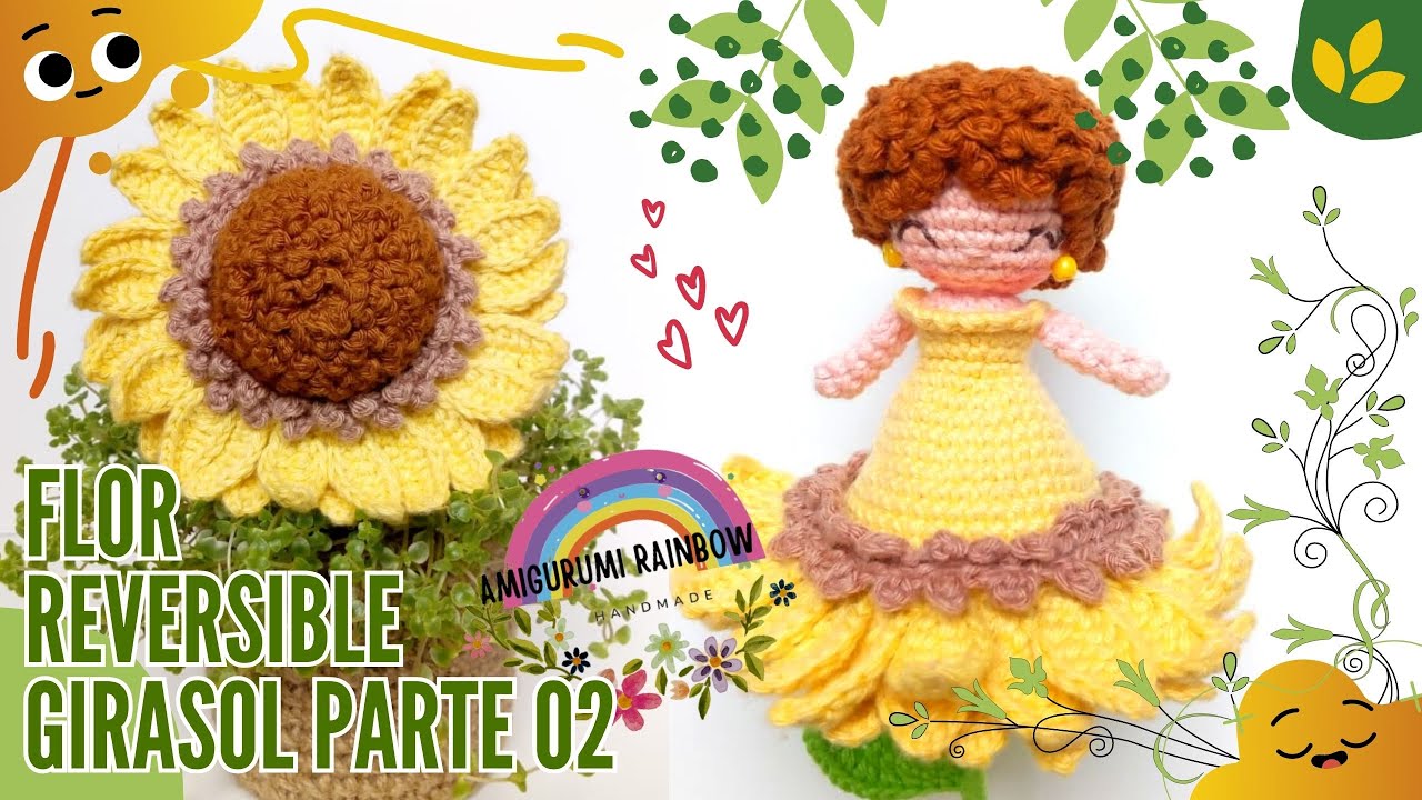 inspirate-amigurumi-flor-reversible-girasol-crochet-parte-02-youtube