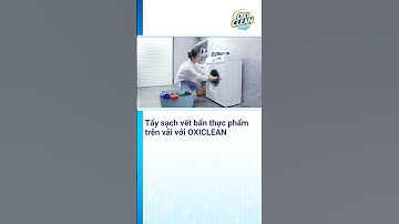Làm sạch bùn đất trên áo với bột giặt tẩy đa năng Oxiclean #oxiclean