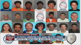 2-year investigation nets 24 suspected gang members