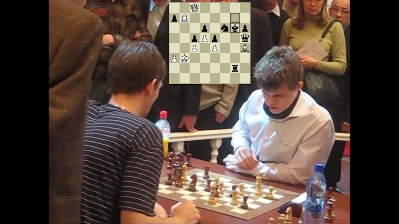 FANTASTIC PROMOTION ENDGAME!!! MAGNUS CARLSEN CRUSHES ALEXANDER GRISCHUK || WORLD BLITZ CHESS 2009