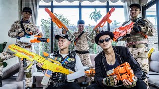 SEAL X Nerf War : SEAL X Warriors High Sniper Skills Nerf Guns Fight Dr Ken Crazy Criminal Hunt