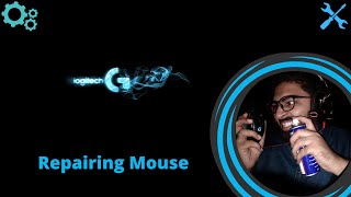 #logitech #logitechg402 logitech g402 & g502 Buttons Not Working , Fix Switch and Clean Mouse