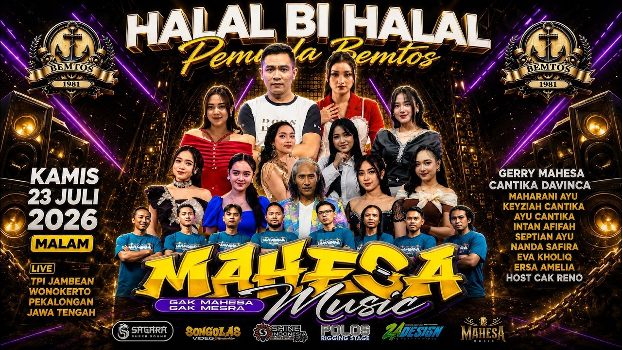 🔴 LIVE MAHESA MUSIC HALAL BI HALAL PEMUDA BEMTOS - PEKALONGAN