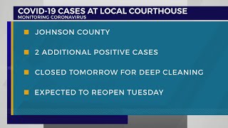 Johnson County courthouse closed Monday following 2 positive COVID-19 cases