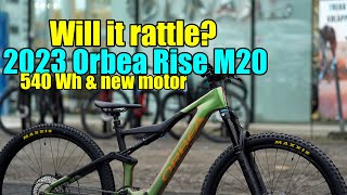Checking out the 2023 Orbea Rise M20 with the new EP8 RS motor and 540Wh battery + E-Tube app