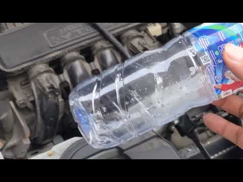 How to refill the radiator coolant on a Honda Brio