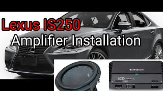 Match Highlights How to Lexus IS250 amplifier install