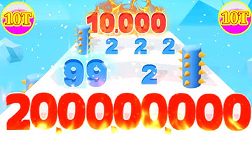 🔂 Number Master: Run and Merge - Level Up Number 2048 Gameplay Walkthrough New Update All Max Level