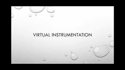 Virtual Instrumentation