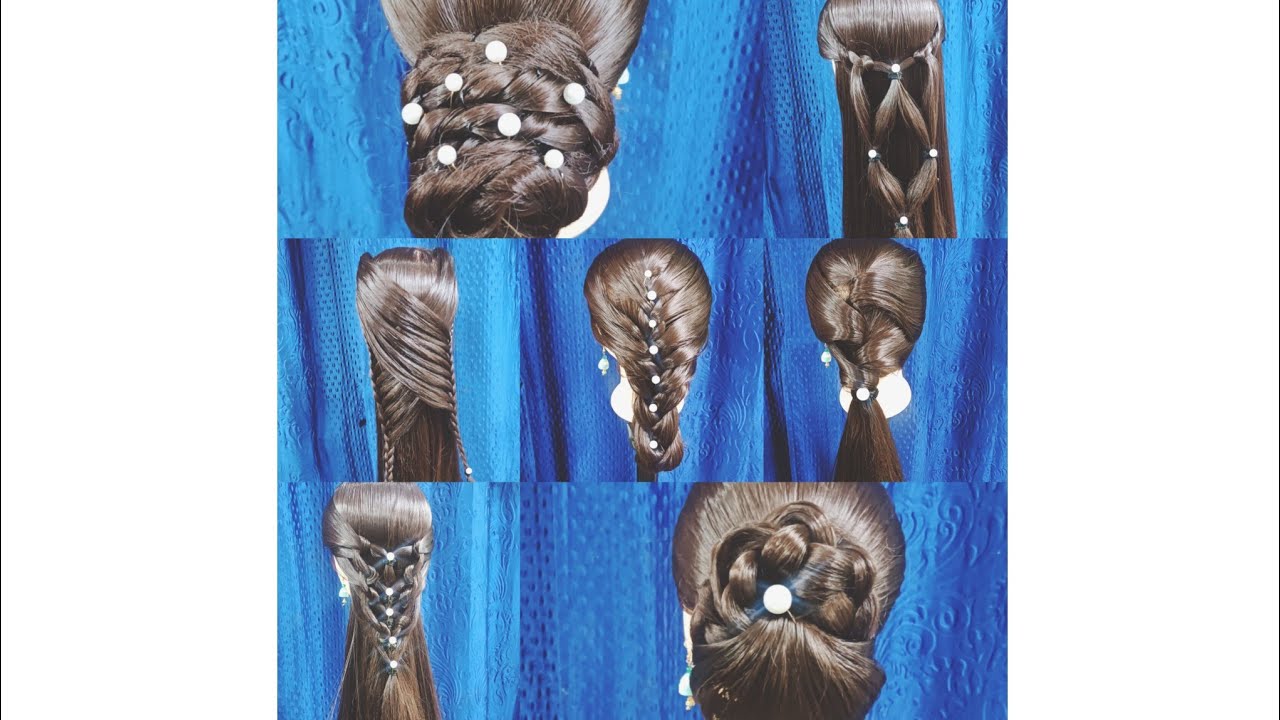 EASY HAIRSTYLES/SIMPLE HAIRSTYLES🎀/BRIDAL HAIRSTYLES # Daily Hairstyles 