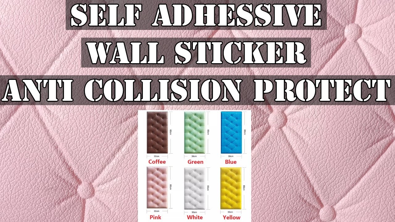 Self Adhesive Wall Sticker YouTube
