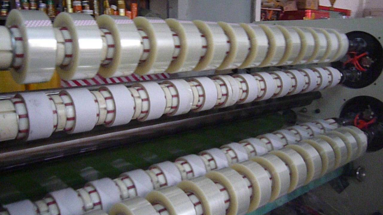 Whatsapp008613926851810 HIgh Speed BOPP Tape Jumbo Roll Slitting
