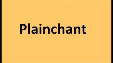 Plainchant