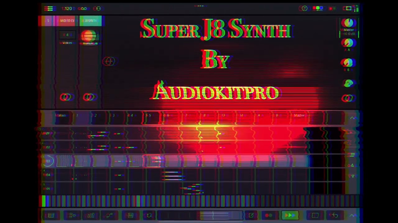 Soi- Short Demo of Super J8 Synth by Audiokitpro 