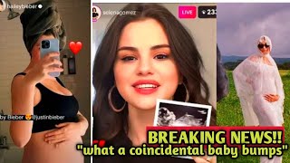 Selena Gomez finally revealed her baby Bump coinciding with Hailey and Justin Bieber's announcement