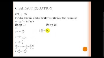 First-Order Ordinary Differential Equation (Part 3 of 4)