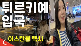 튀르키예 공항 ATM출금, 택시 사기 미터기 확인 필수! 터키 물가 감이 안 오네.. 고양이 효리 【튀르키예2】