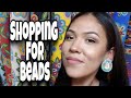 Shopping for beads, jingles and Native American design fabric