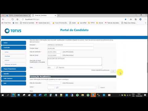 TOTVS Protheus RH | Portal do Candidato