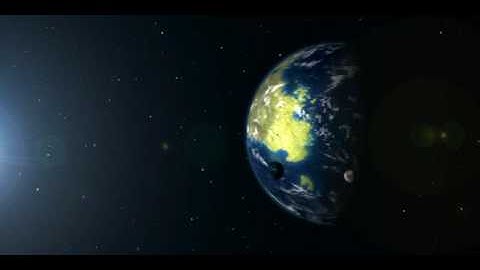 After Effects Animation 3D: Space, stars, planets HD