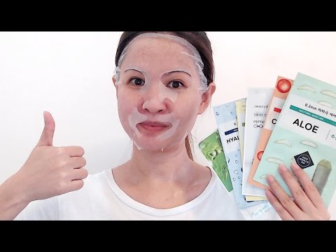 Korean Sheet Masks For Acne Prone | Oily | Sensitive | Aging Skin