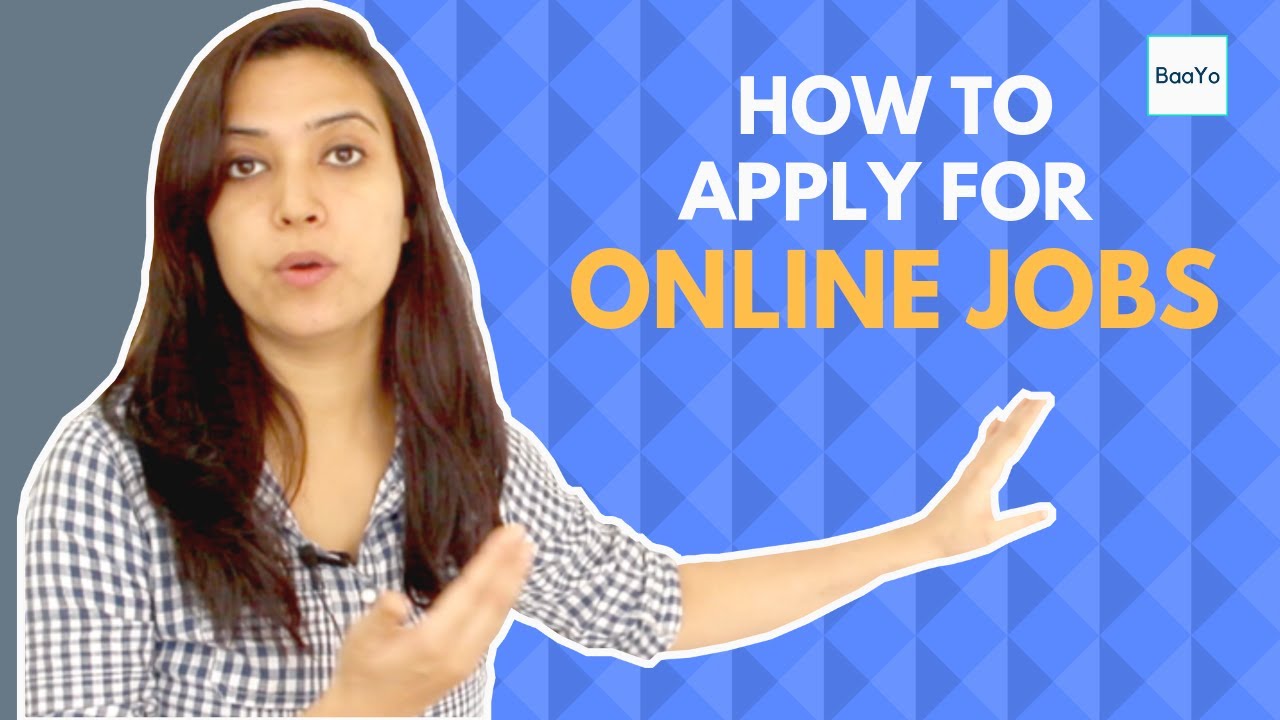 How To Apply For Jobs Online Steps Tips YouTube