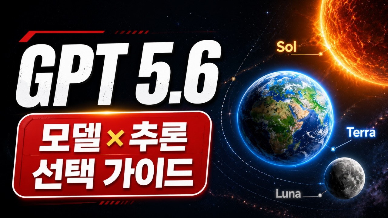 GPT5.6 최적 모델 선택 완벽 가이드 | 모델×추론 7번 실측 완벽 비교 thumbnail
