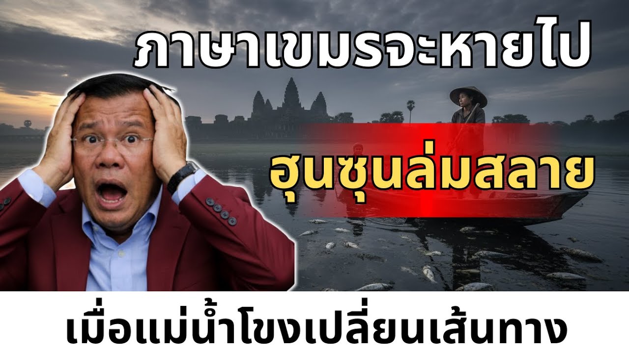 เขมรจะเลือนหายจากแผนที่? คำพยากรณ์โบราณเตือนภัย เมื่อแม่น้ำโขงเปลี่ยนทิศ