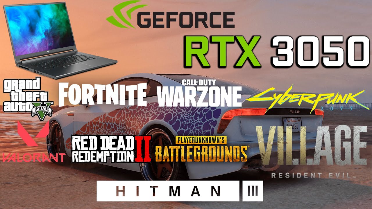 RTX 3050 Laptop Test in 10 Games - RTX 3050 Gaming - YouTube